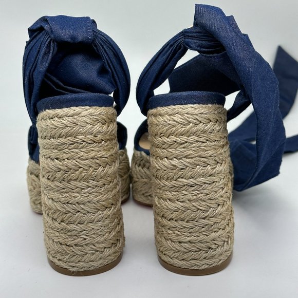 Christian Louboutin MARIZA DU DESERT Platform Heels Espadrille Sandal Shoes - Picture 10 of 13